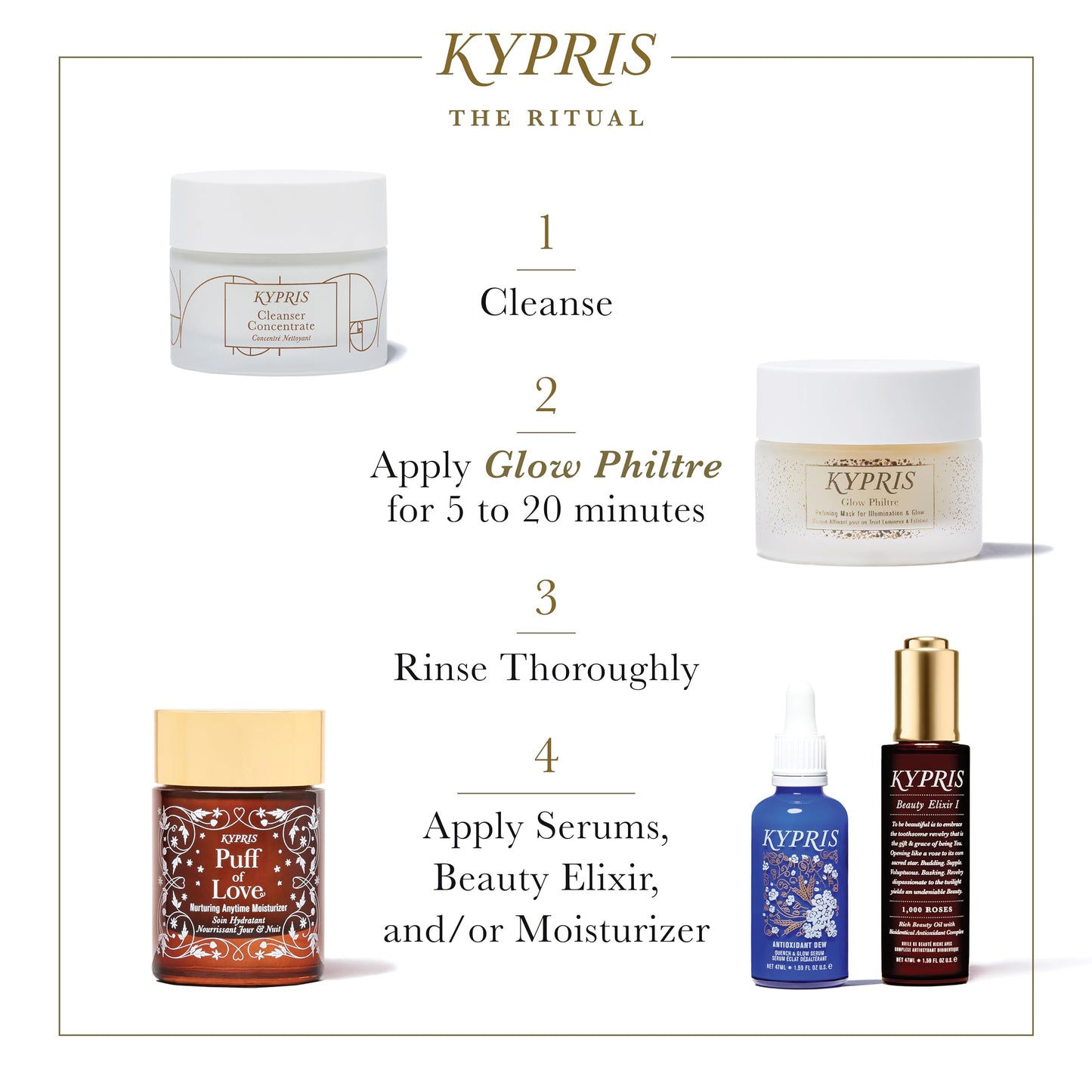 KYPRIS, Glow Philtre Refining Illumination Mask, Intense Hydration & Glow, Pomegranate Pith Enzymes & Silver Ear Mushroom (1.55 fl oz / 46 ml)