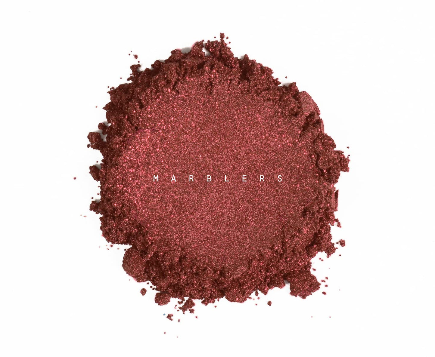 MARBLERS Glitter Mica Powder [Cherry Pie] 0.14oz (4g) | Glitter Mica | Highly Pigmented | Non-Toxic, Vegan, Cruelty-Free | Eyeshadow, Body Butter