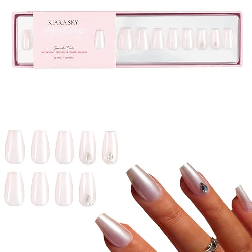 KIARA SKY PROFESSIONAL NAILS XPRESS PRO 100% ACRYLIC PRESS ON NAILS (Save the Date) Beauty & Personal Care KIARA SKY