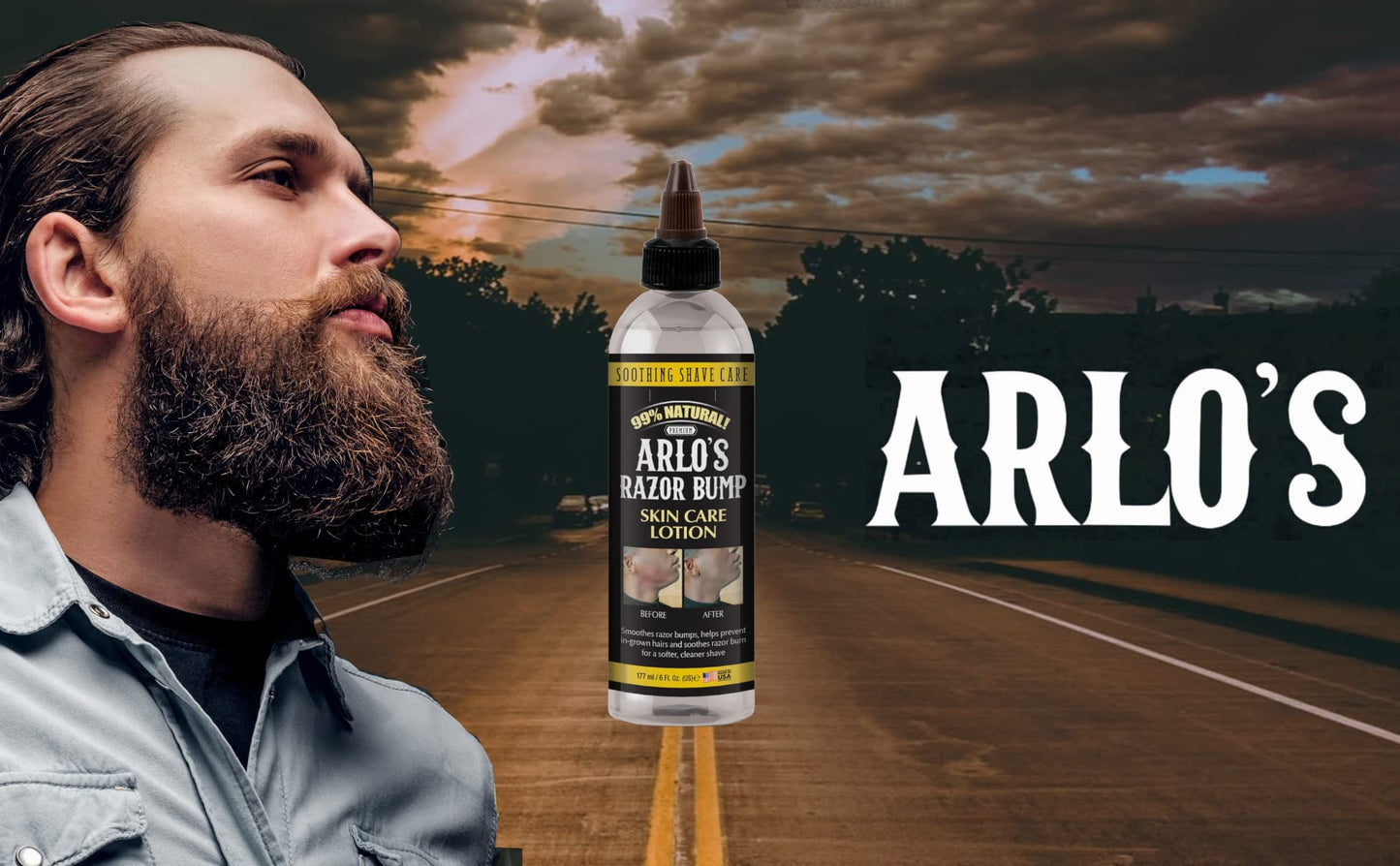 Arlo's Razor Bump Skin Care Lotion 6 oz.