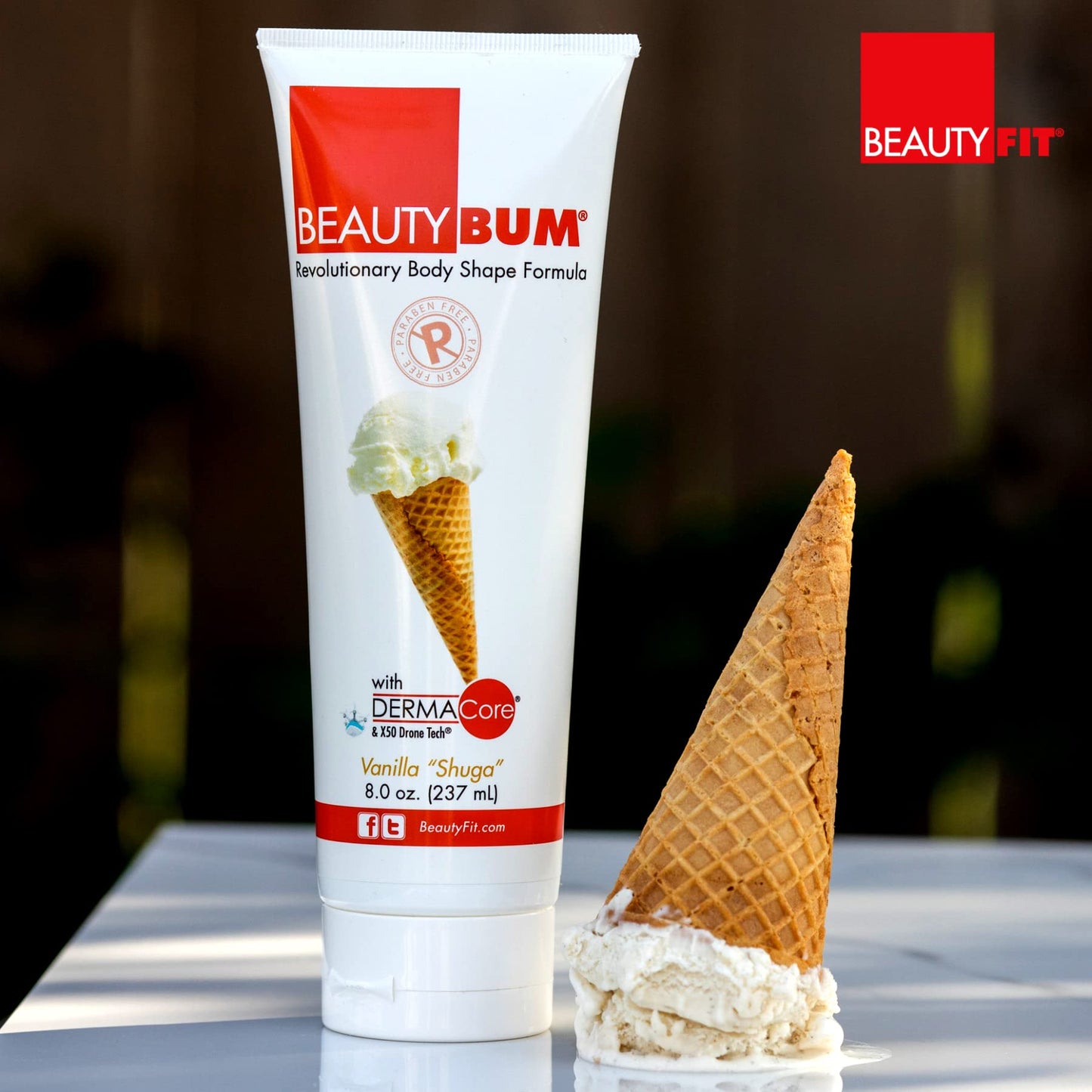 BeautyFit BeautyBum Pump Redefining Muscle Toning Lotion - Tightens Skin and Improves Appearance - Enhances Natural Elasticity and Firmness - Sculpt