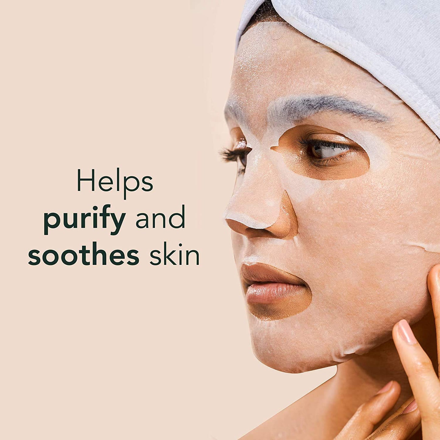 Rael Face Mask Skin Care, Tea Tree Face Masks - Bamboo Facial Sheet Mask, Korean Skincare, with Tea Tree Oil and Fruit Extracts, All Skin Types (Tea