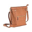 Browning Women's Concealed Carry Catrina Purse, Premium Holstered Handbag With Safety Locking Option, Brown
