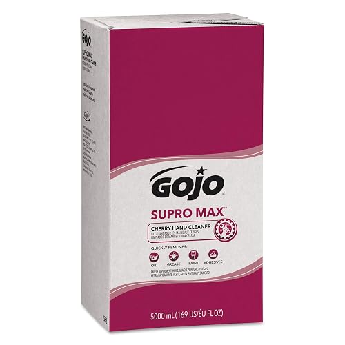 GOJO 758202 SUPRO MAX Hand Cleaner Cherry 5000mL Refill 2/Carton Beauty & Personal Care GOJO