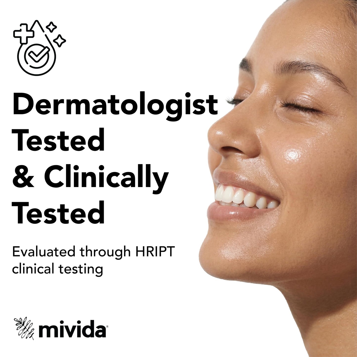 mivida Hypoallergenic Makeup Remover Wipes With Vitamin E, Dermatologist Tested, Alcohol Free & Fragrance Free Makeup Wipes For Sensitive Skin Make Up Beauty and Personal Care mivida