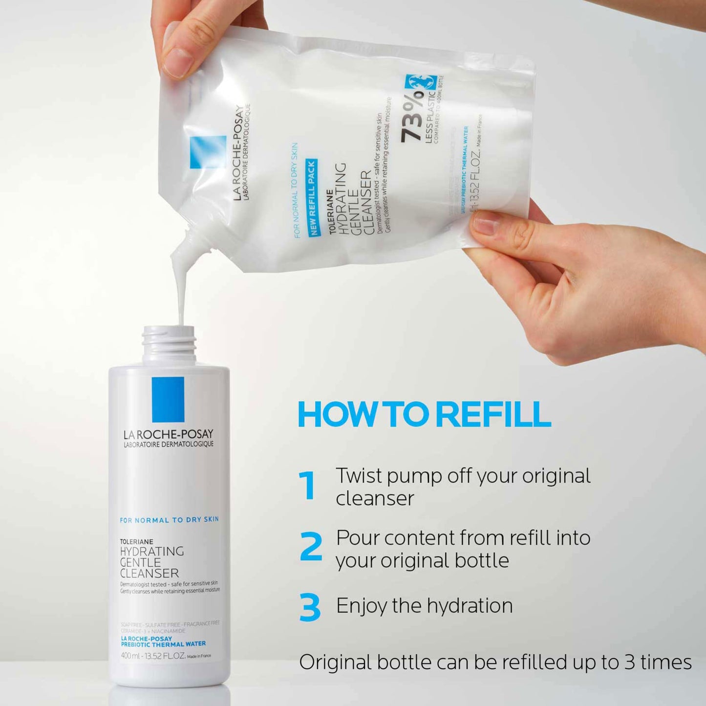 La Roche-Posay Toleriane Hydrating Gentle Face Cleanser, Hydrating Facial Cleanser With Niacinamide + Ceramides, Daily Face Wash For Dry Skin Beauty and Personal Care La Roche-Posay
