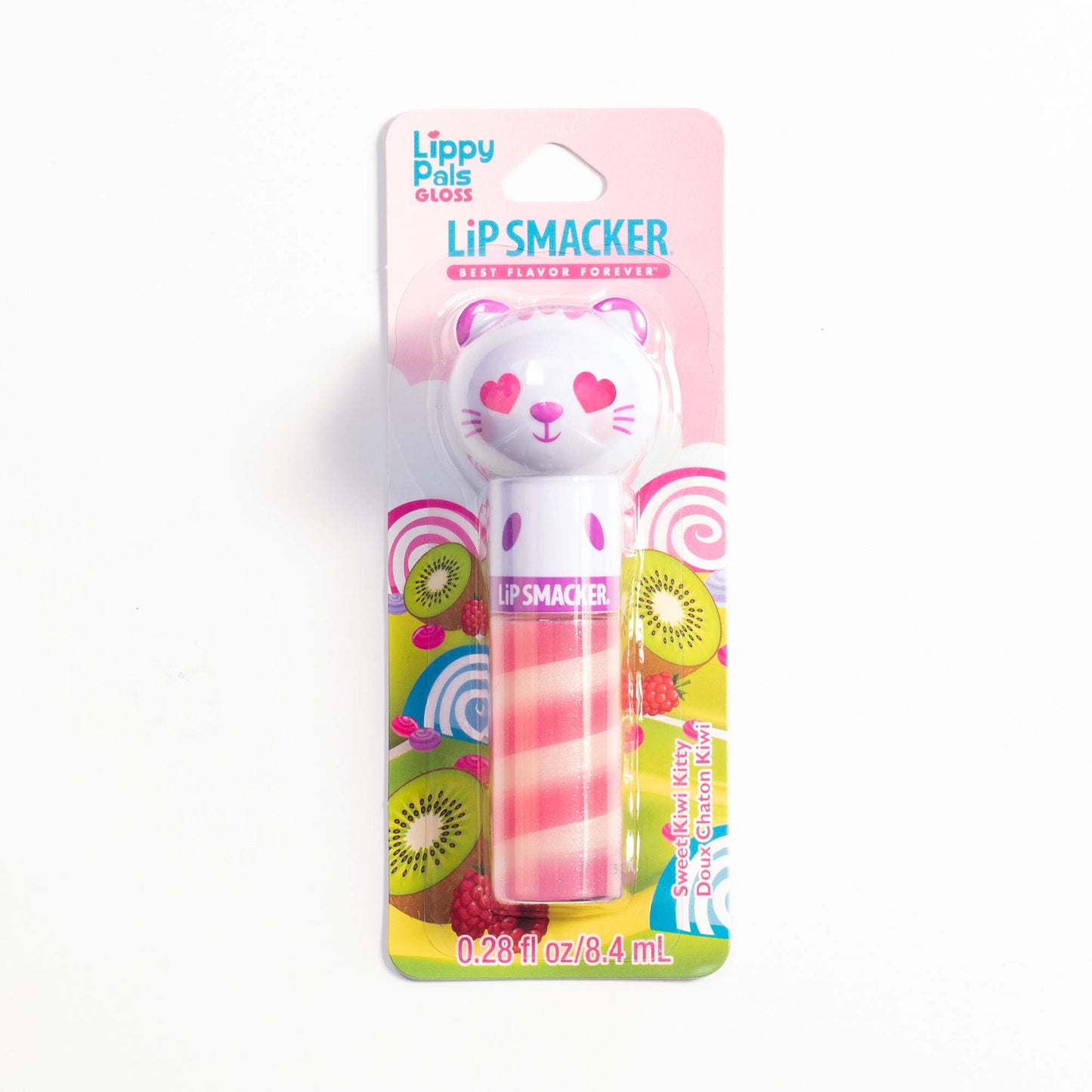 Lip Smacker Lippy Pals Kitty Kitten, Flavored Moisturizing & Smoothing Soft Shine Lip Balm, Hydrating & Protecting Fun Tasty Glossy Finish