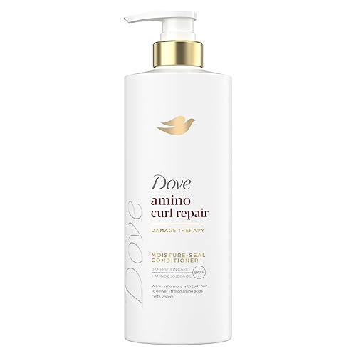 Dove Conditioner for Curly, Coily Hair Amino Curl with Bio-Protein Care Technology + Amino & Jojoba Oil 18 Fl Oz