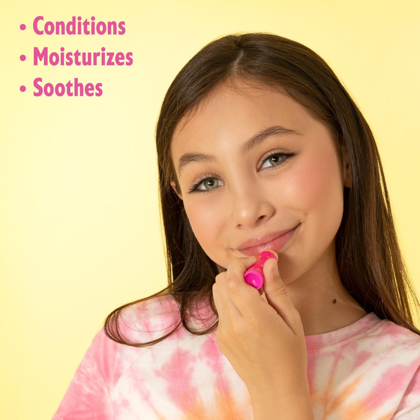 Lip Smacker Lippy Pals Swirls, Sanrio Hello Kitty, Flavored Moisturizing & Smoothing Soft Shine Lip Balm, Hydrating & Protecting Fun Tasty Glossy