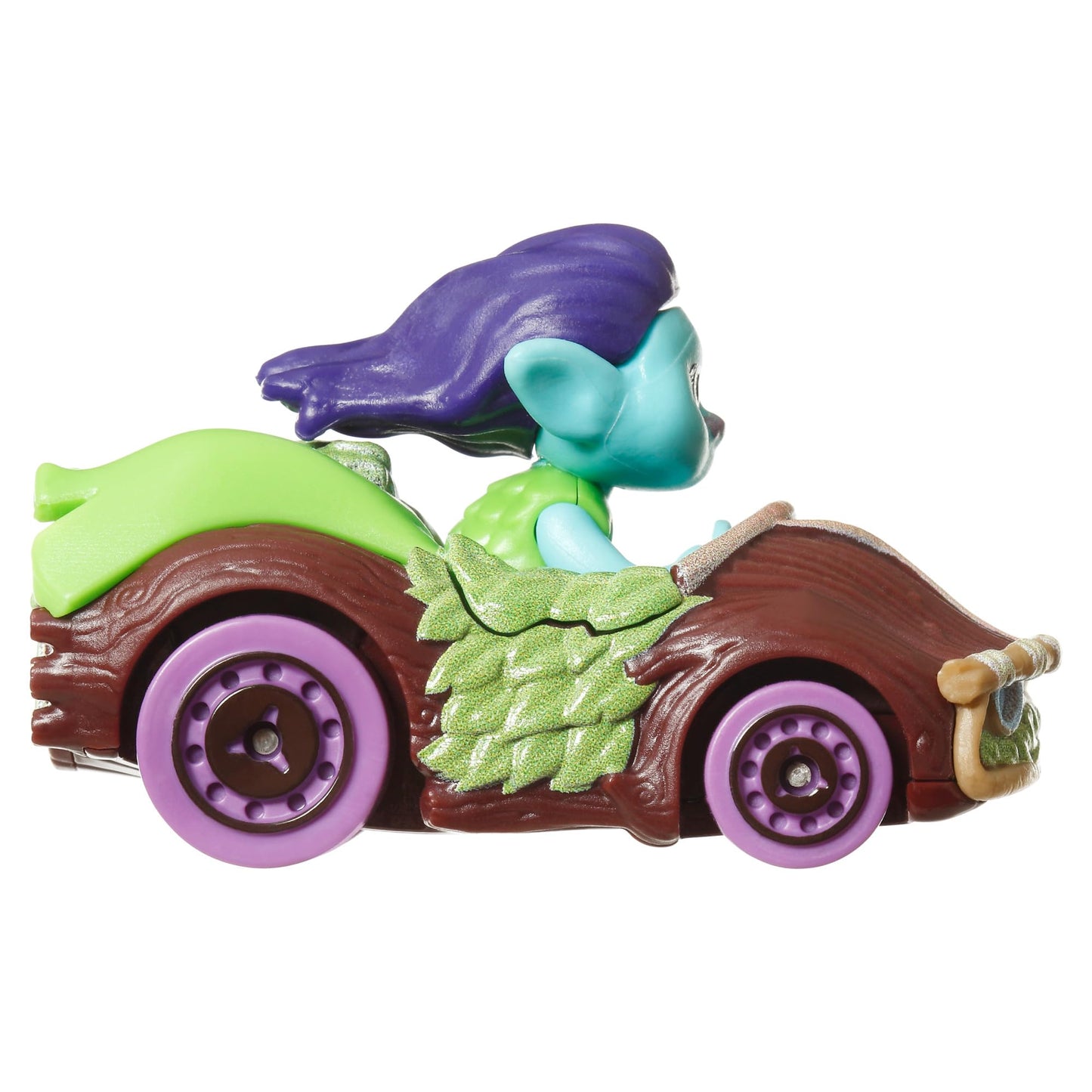 Hot Wheels RacerVerse Trolls Branch 1:64 Scale Toy Car Optimized Track