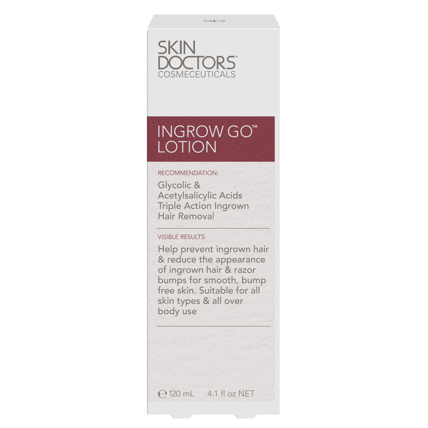 Skin Doctors Ingrow Go Ingrown Hair Lotion 120mls
