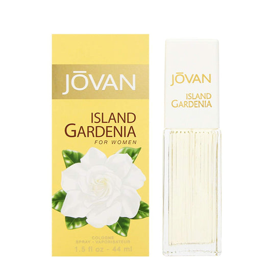 Jovan Island Gardenia Eau de Cologne Spray 1.5 fl oz (Pack of 1), Notes of Neroli, Gardenia, and Sandalwood, Women's Fragrance, Long Lasting, Everyday