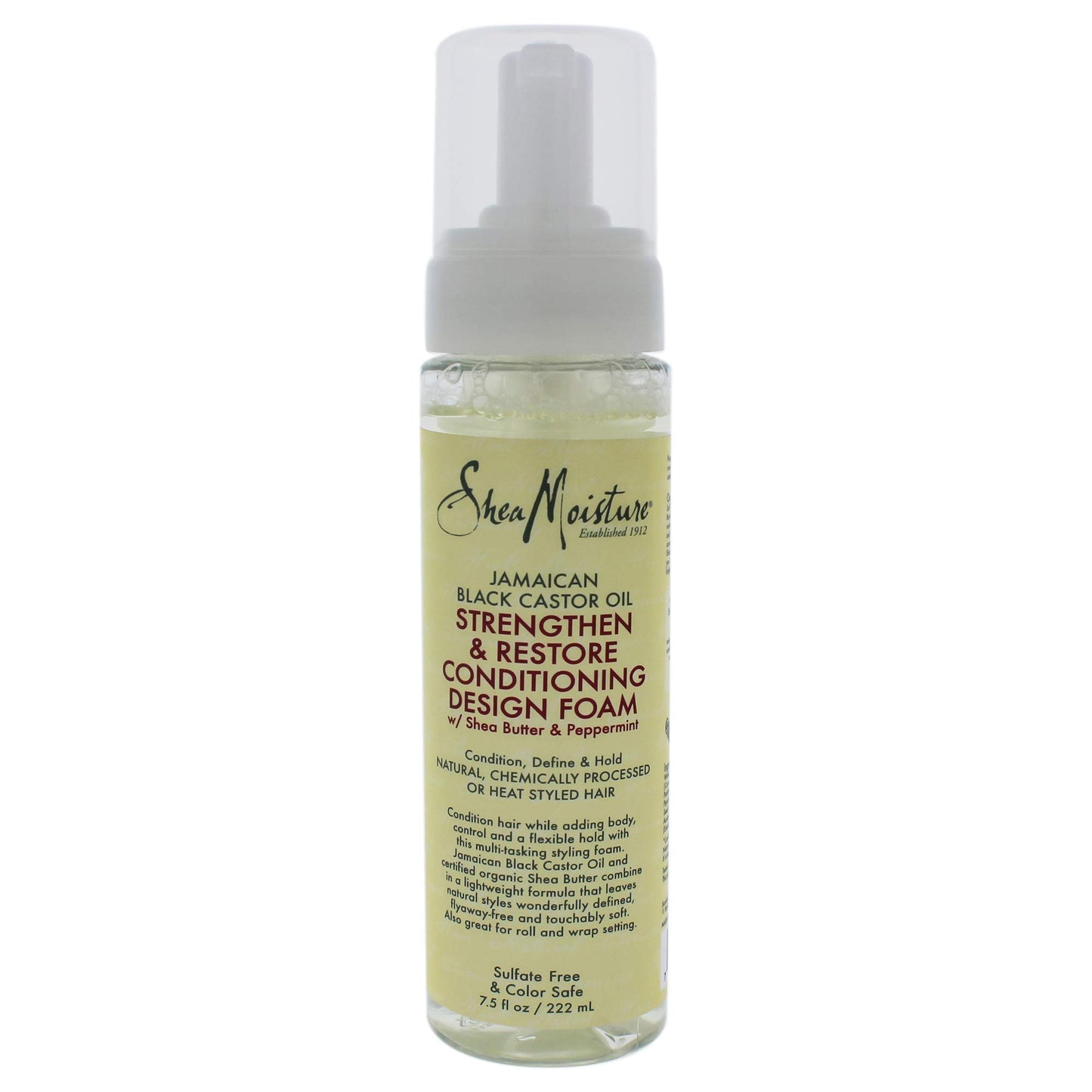 Shea Moisture Strengthen & Restore Conditioning Design Foam, 7.5 OZ Beauty & Personal Care Shea Moisture