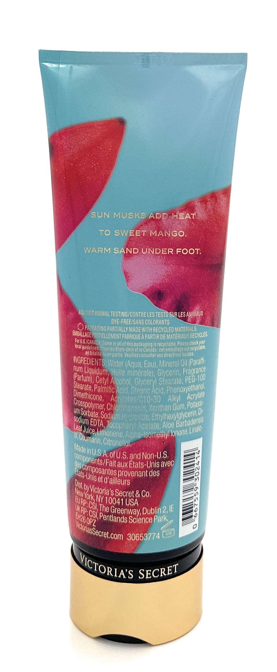 Victoria's Secret Fragrance Lotion Sizzling Vanilla 8.0 Fl Oz