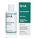 Q+A Niacinamide Daily Toner for Face (100ml), Pore Refining and Hydrating Face Toner with Hyaluronic Acid and Aloe Vera, Fragrance Free Skincare