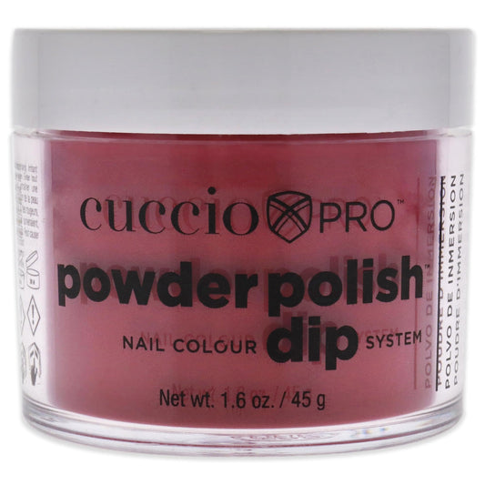 Cuccio Colour Powder Nail Polish - Lacquer For Manicures And Pedicures - Highly Pigmented Powder That Is Finely Milled - Strong, Durable Finish With A