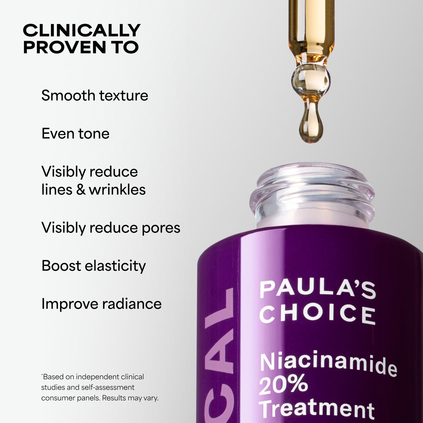 Paula's Choice CLINICAL 20% Niacinamide Vitamin B3 Concentrated Face Serum, Anti-Aging Serum for Face, Treatment for Discoloration & Minimizing Large Beauty and Personal Care Paula's Choice
