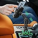 Cup Phone Holders for Your car, Universal Adjustable Base and Long Neck Car Phone Mount Cradle, Cell Phone Holder Car Accessories/Trucks/Golf…