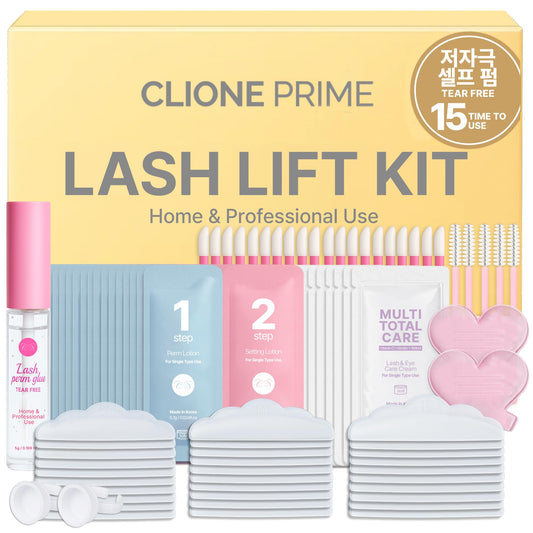 Korean Lash Lift Kit - Eye Brow Lamination Kit Eyelash Perm Kit Eyelash Lift Kit Lash Perm Eyebrow Lamination Beauty and Personal Care CLIONE PRIME Default Title