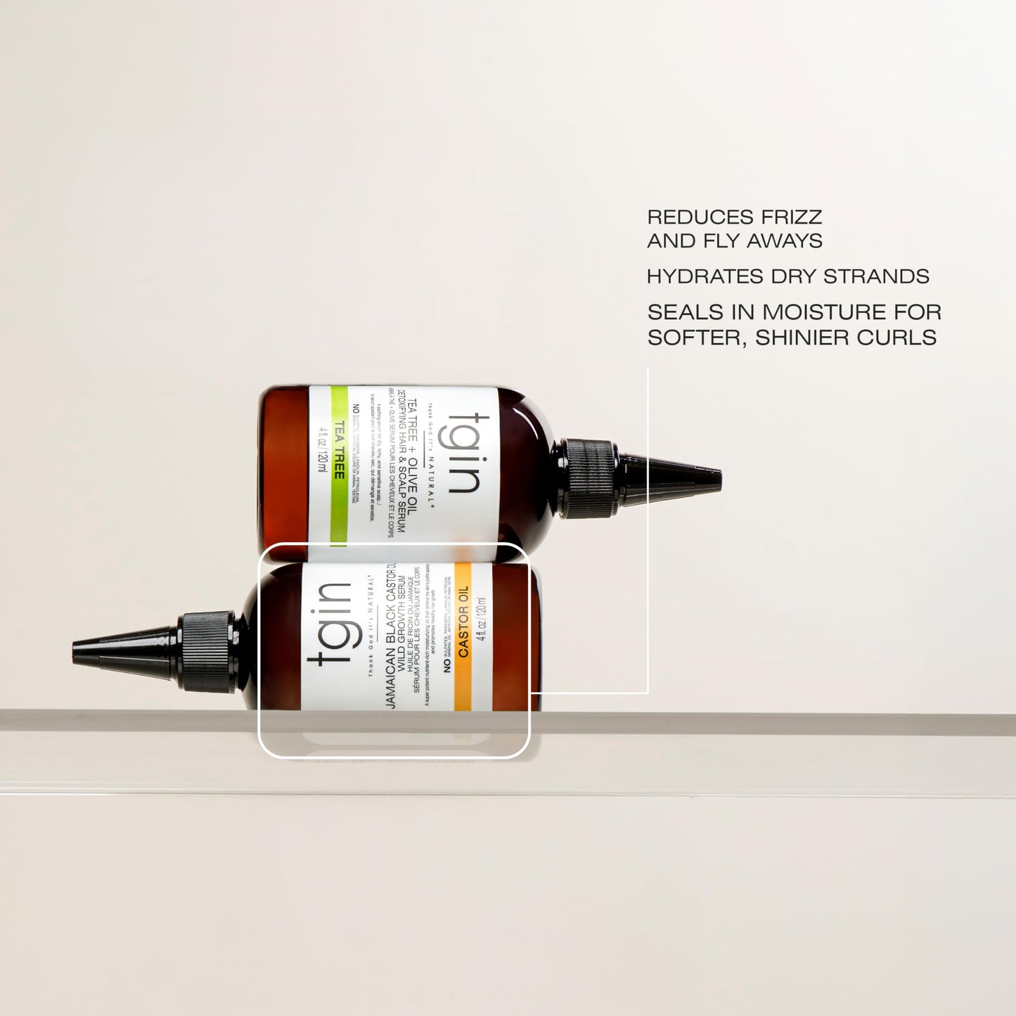 Thank God It's Natural tgin Jamaican Black Castor Oil, Hair & Body Serum - 4oz