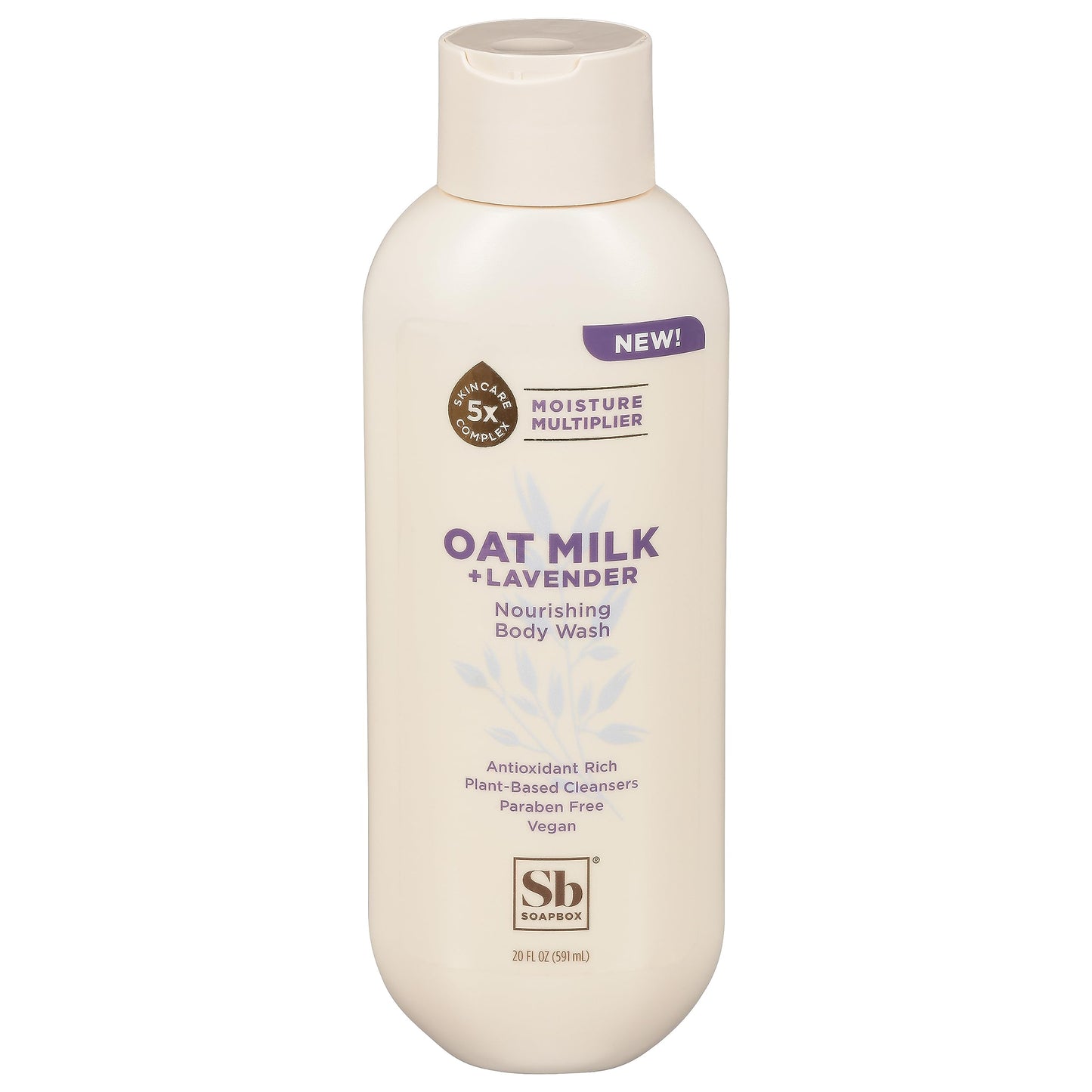 Soapbox, Body Wash Oatmilk Lavender, 20 Fl Oz