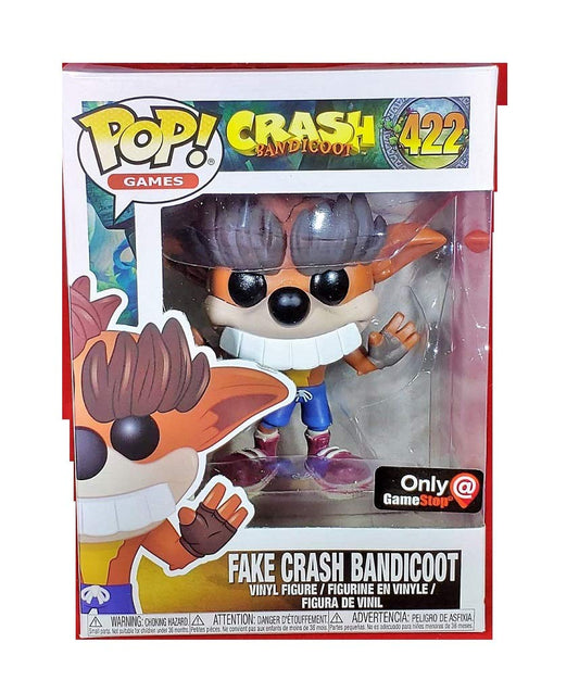 Funko Pop! Fake Teeth Crash Bandicoot 422 Exclusive Figure