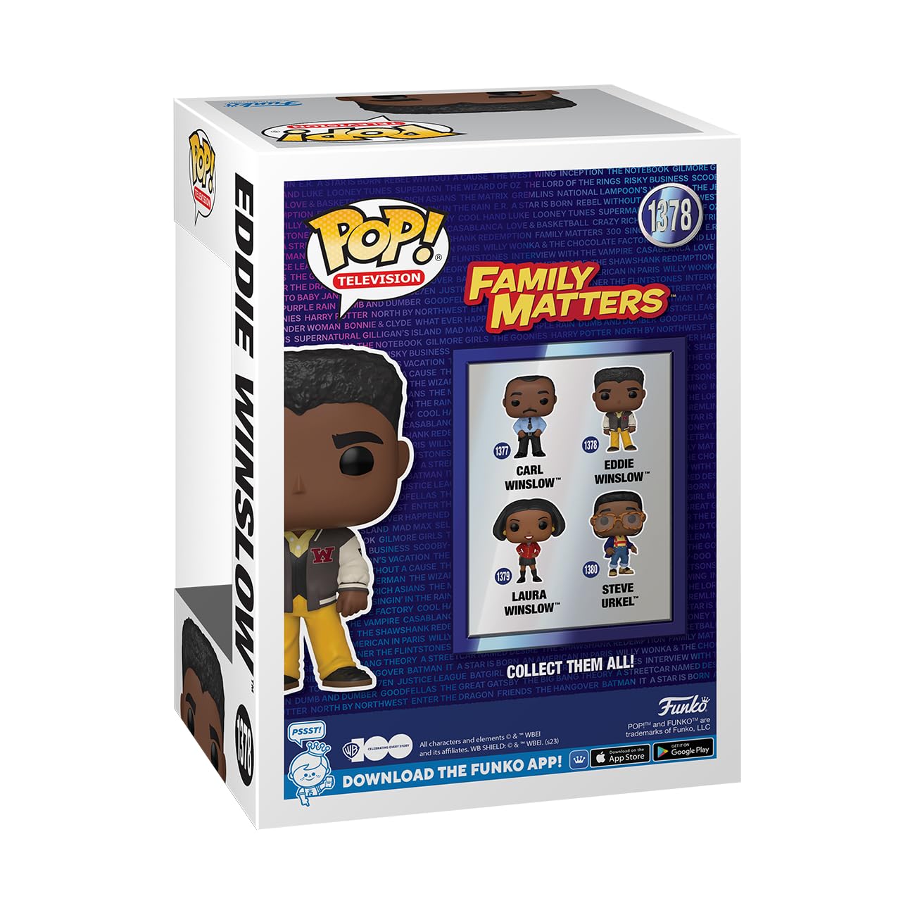 Funko POP! TV: Family Matters - Eddie Winslow - Collectable Vinyl Figure - Gift Idea - Official Merchandise - for Kids & Adults - TV Fans - Model…