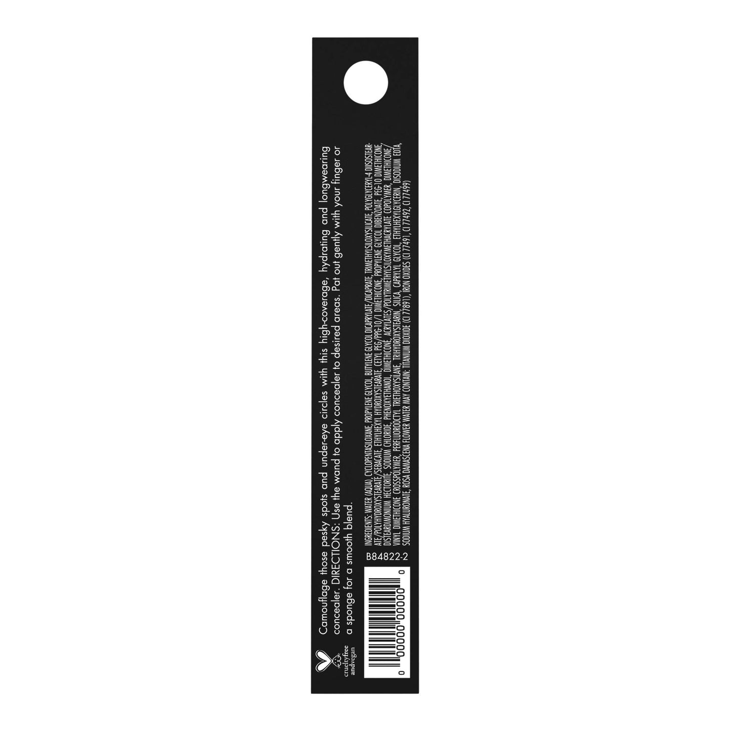 e.l.f. 16HR Camo Concealer, Full-Coverage, Highly-Pigmented Face Concealer With A Matte Finish, Crease-proof, Vegan & Cruelty-Free, Rich Chocolate