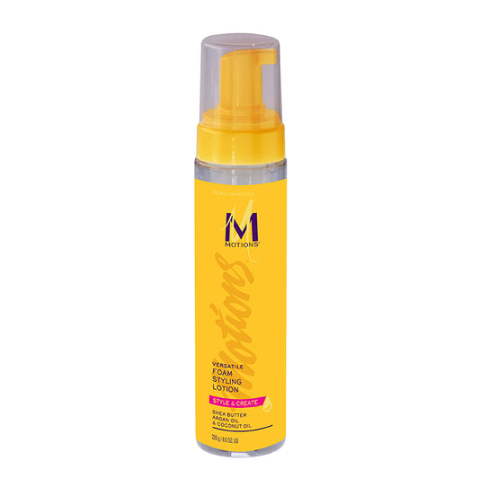 Motions Style and Create Versatile Foam Styling Lotion - For Use on All Hair Types, Lightweight Formula, Contains Shea Butter, Argan Oil, & Coconut Beauty & Personal Care Motions