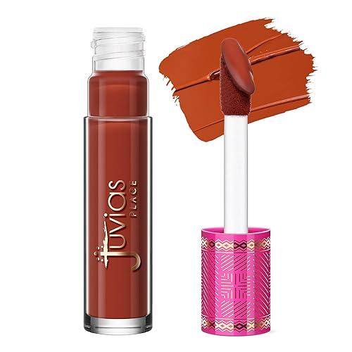 Juvia's Place Velvety Matte Liquid Lipstick Spice - Hydrating, Long-Wearing, Velvety Soft & Feather Light - Hyperpigmented Creamy Matte Lipstick