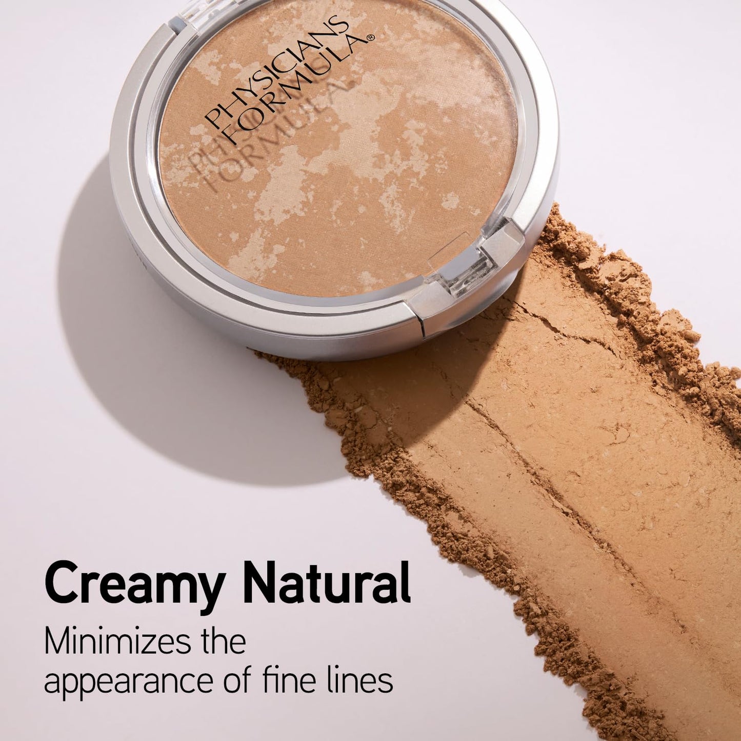 Physicians Formula Mineral Wear Talc-Free Face Powder, Light Coverage Mineral Makeup for Sensitive Skin - Creamy Natural