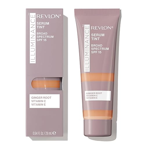 Revlon Illuminance Tinted Serum, Triple Hyaluronic Acid, Evens Out Skin Tone Over Time and Hydrates All Day, SPF 15, 409 Brulee, 0.94 fl oz.