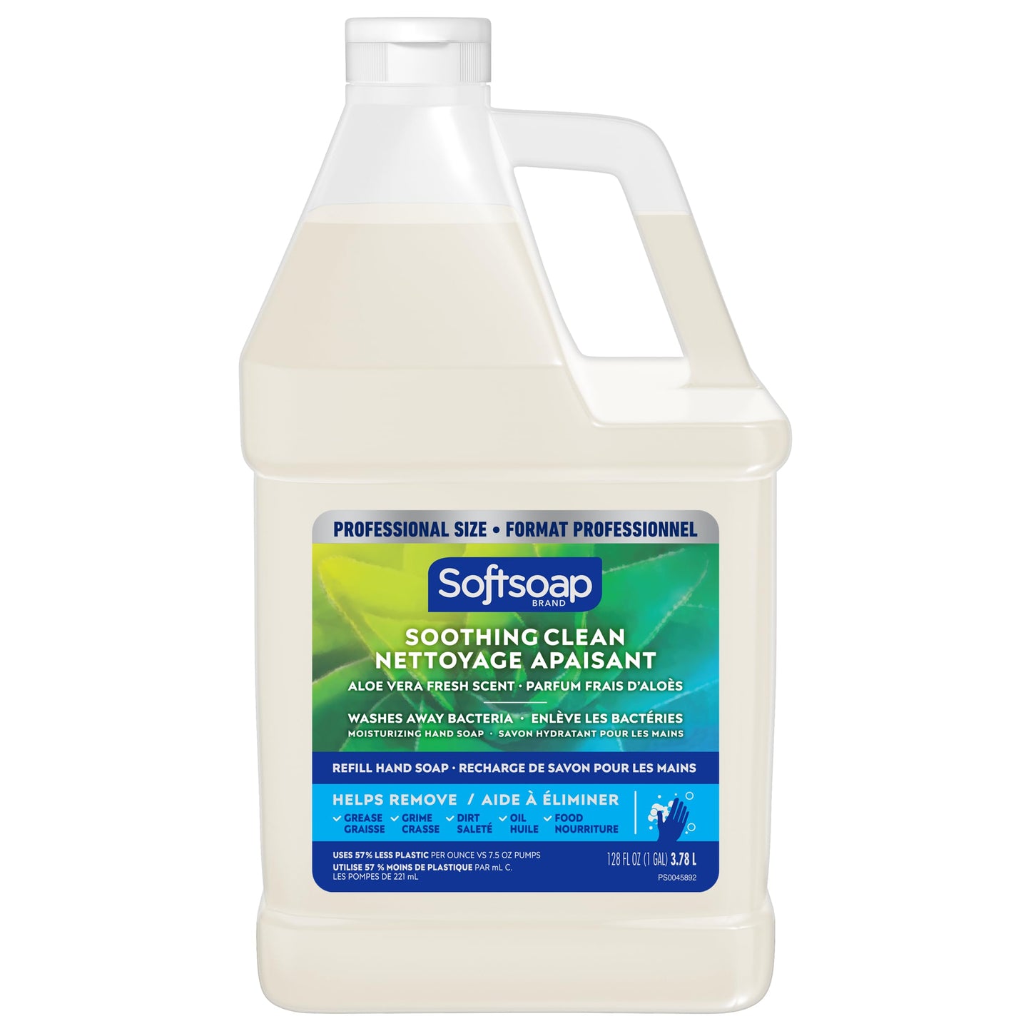 Softsoap Liquid Hand Soap Refill, Soothing Clean, Aloe Vera Fresh Scent - 1 gallon, Pack of 4 Beauty and Personal Care Softsoap
