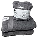 Purely Indulgent 100% HydroCotton | Includes: 2 Luxury Bath Towels, 2 Hand Towels & 2 Washcloths | Quality, Ultra Soft Towel Set | 6 Piece Set (Gray)