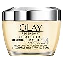Olay Regenerist Shea Butter + Peptide 24 Rich Cream Face Moisturizer, Fragrance Free, 1.7 oz (48g)