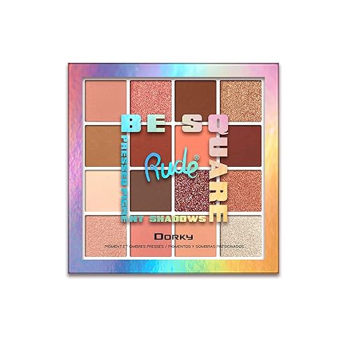 Be Square Pressed Pigments and Shadows - Dorky by Rude Cosmetics for Women - 0.76 oz Makeup