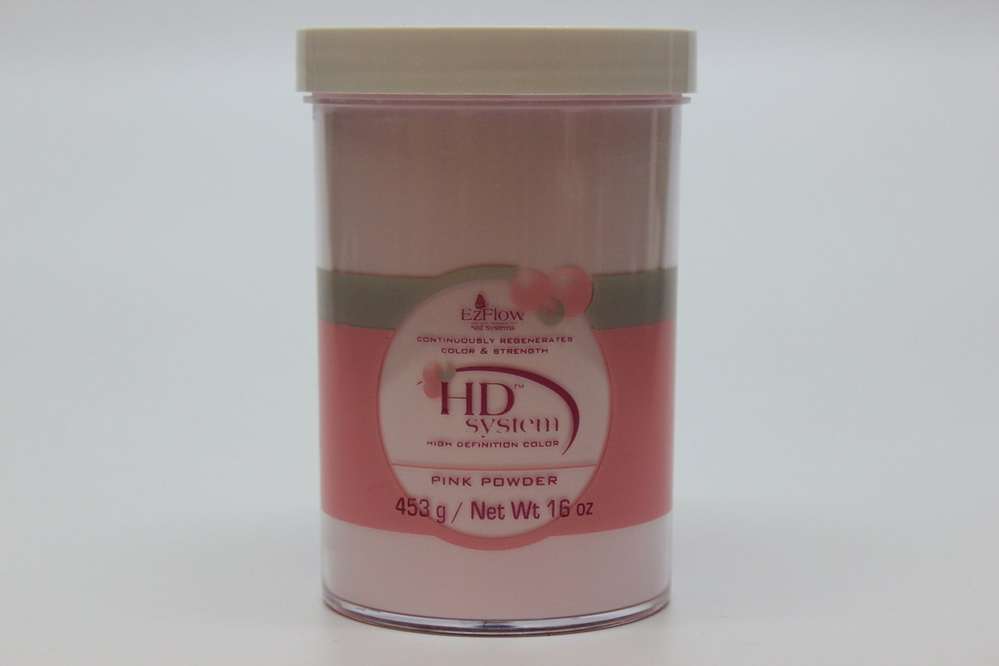 EZ Flow High Definition Pink Powder False Nails, 16 Ounce