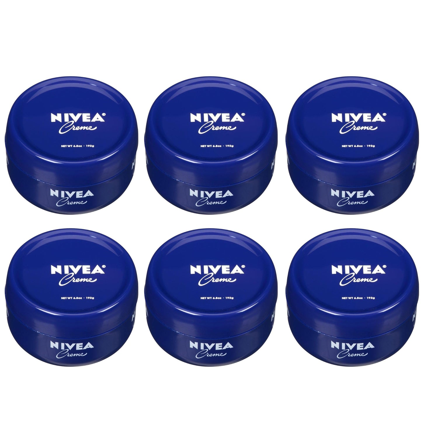 Nivea Creme Jar 6.8 Ounce (201ml) (6 Pack)