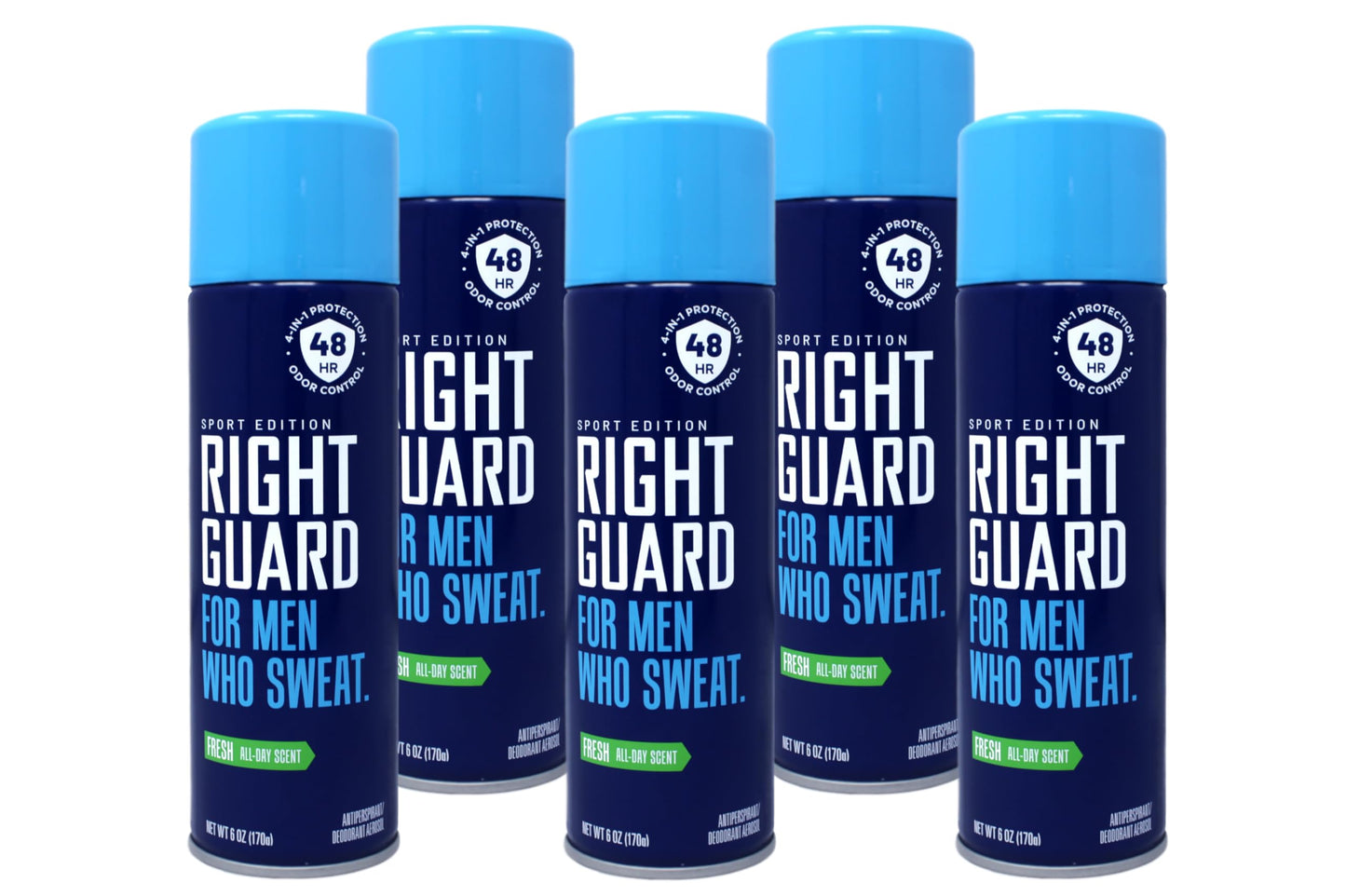 Right Guard Antiperspirant Spray, Sport Fresh 6 oz(Pack of 5) Beauty and Personal Care Right Guard