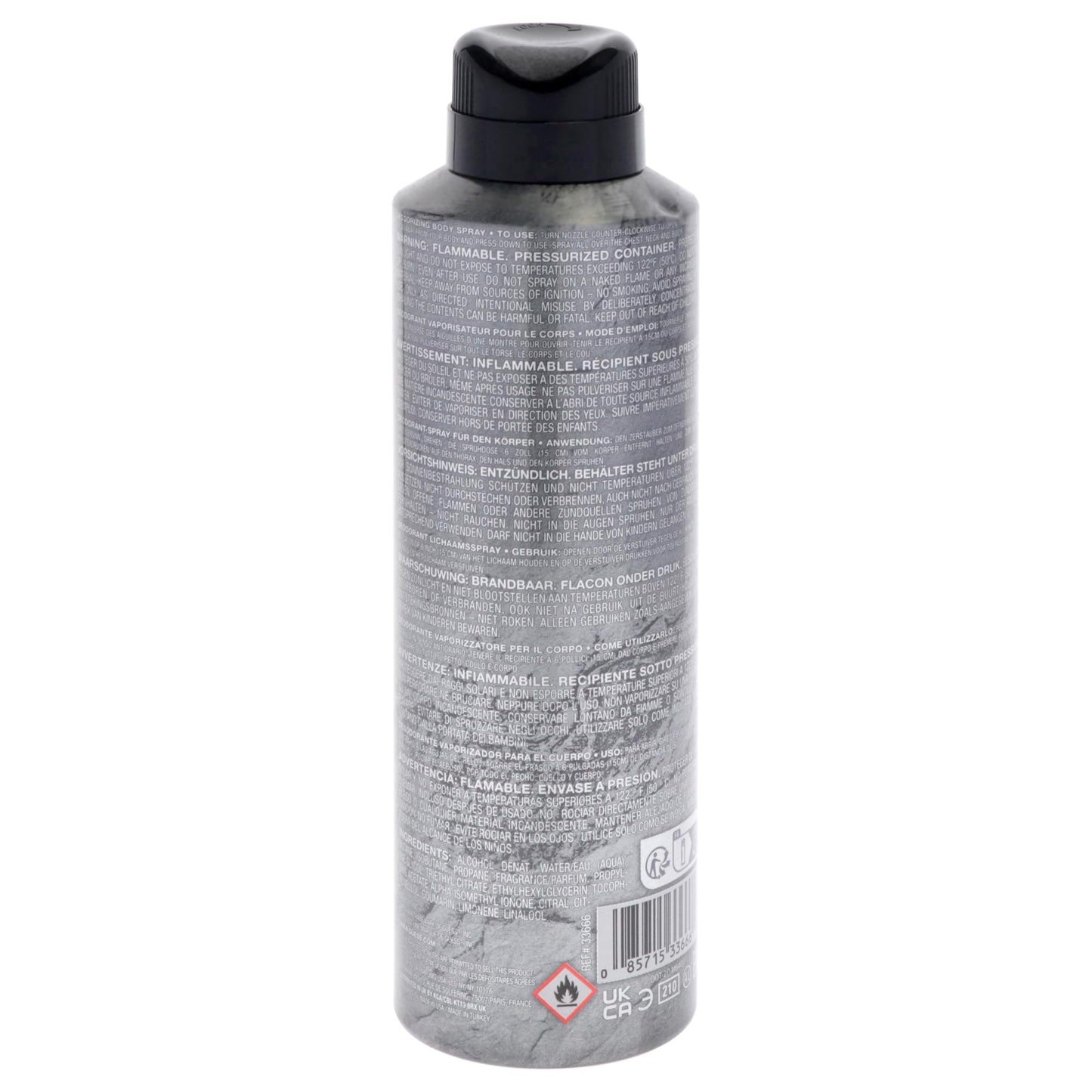 Guess Elements Cool Slate Deodorizing Body Spray For Men, 6.0 Oz.