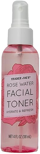 Rose Water Facial Toner Hydrate and Refresh by Trader Joe's (1 Bottle)