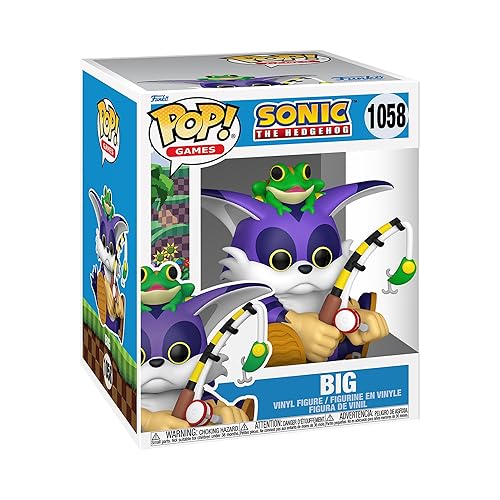 Funko Pop Super: Sonic - Big The Cat - Sonic The Hedgehog - Collectable Vinyl Figure - Gift Idea - Official Merchandise - Toys for Kids & Adults…