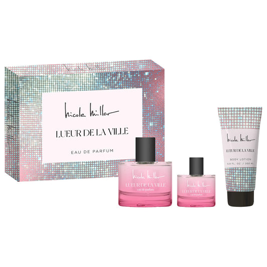 Lueur De La Ville Eau de Parfum 3 Piece Gift Set, by Nicole Miller