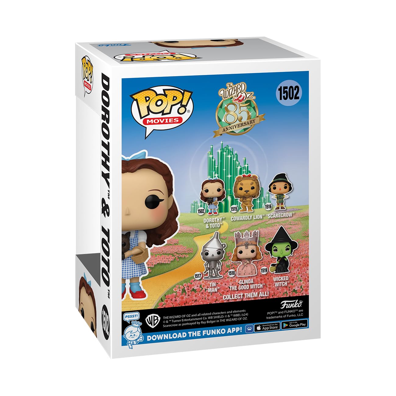 Funko POP! & Buddy: The Wizard of Oz - Dorothy Gale with Toto - Collectable Vinyl Figure - Gift Idea - Official Merchandise - for Kids & Adults…