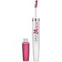 Maybelline Super Stay 24, 2-Step Liquid Lipstick Makeup, Long Lasting Highly Pigmented Color with Moisturizing Balm, Wear On Wildberry, Mauve Pink, 1