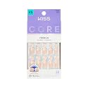 Kiss Core, Press On Nails, Nail glue included, 'Your Moment', Pink, Real Short Size, Squoval Shape, Includes 32 Nails, 2g Glue, 1 Manicure Stick, 1 Beauty & Personal Care KISS