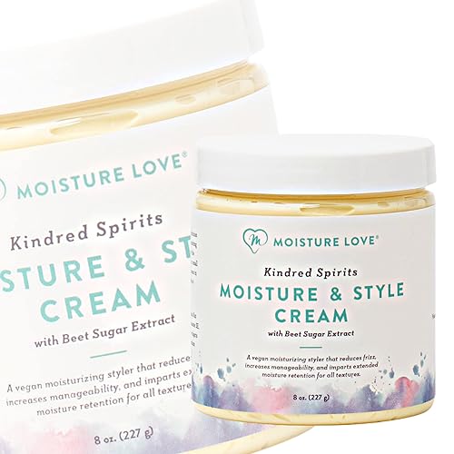 Moisture & Style Cream for Curly Hair. Natural Hair Definer and Enhancer Curling Cream Product. Moisturizer, Reduce Frizz & Increases Hair