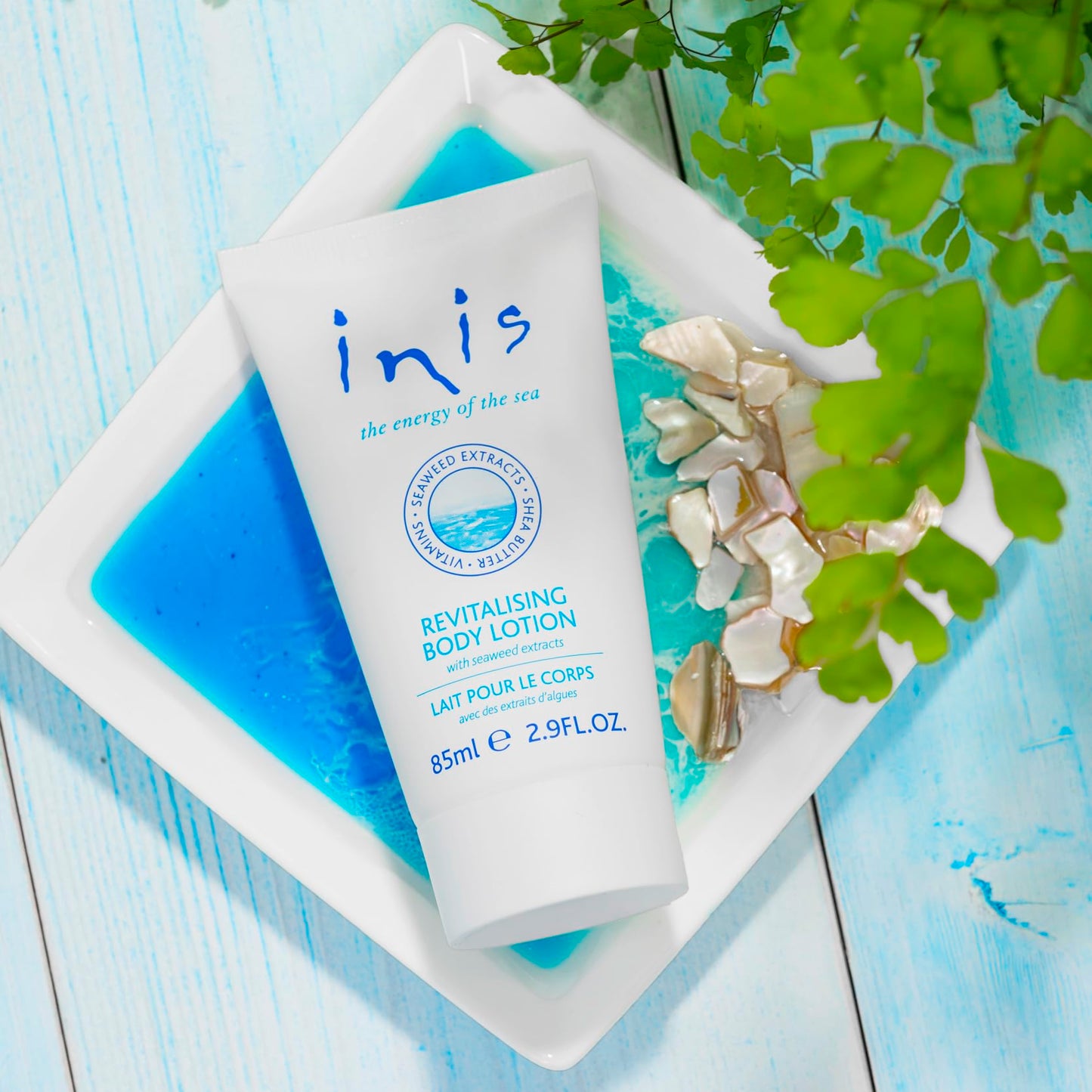 Inis the Energy of the Sea Revitalizing Body Lotion - Travel Size Lotion for Women and Men - Body Moisturizer with Shea Butter and Vitamin E - 2.9 Fl