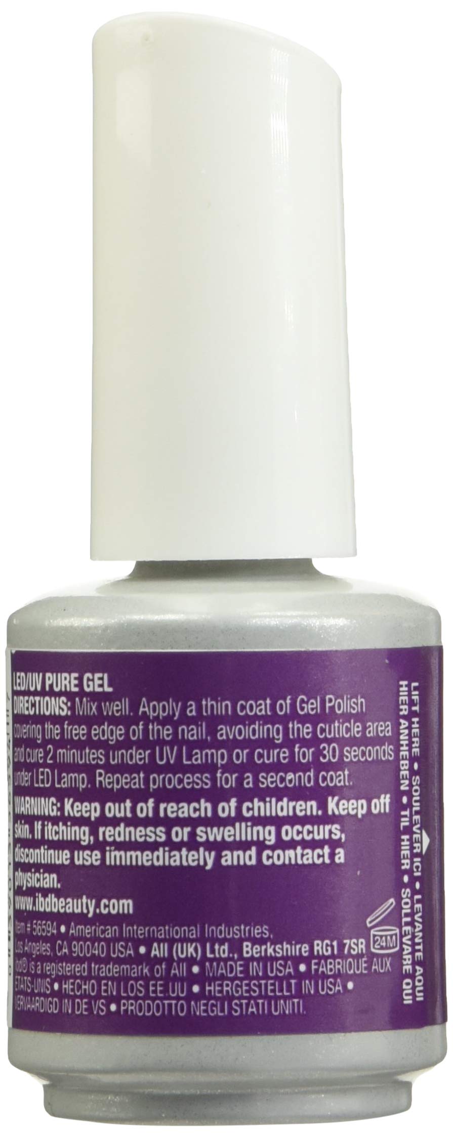 IBD Just Gel Nail Polish, Slurple Purple, 0.5 Fluid Ounce Beauty & Personal Care IBD
