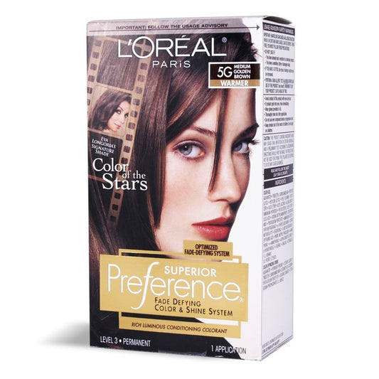 L’Oreal ParisSuperior Preference - 5G Medium Golden Brown (Warmer) 1 Each (Pack of 3)